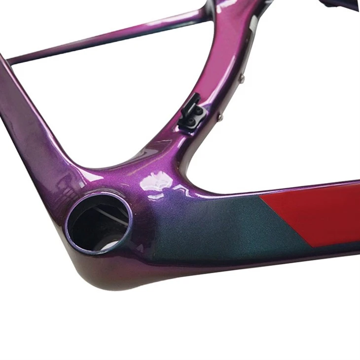 Carbon Fiber Red Bicycle Frame.3